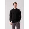 Galanthus Polo Sweat Erkek Uzun Kollu Pamuklu Sweatshirt İş Ve Günlük Kullanım İçin