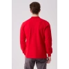 Galanthus Polo Sweat Erkek Uzun Kollu Pamuklu Sweatshirt İş ve Günlük Kullanım İçin