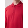 Galanthus Polo Sweat Erkek Uzun Kollu Pamuklu Sweatshirt İş ve Günlük Kullanım İçin