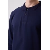 Galanthus Polo Sweat Erkek Uzun Kollu Pamuklu Sweatshirt İş ve Günlük Kullanım İçin