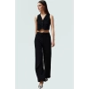 Geniş Paça Pantolon Yelek Takım Rahatlık ve Şıklık Bir Arada İşten Gündeliğe Modern Stil