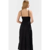 Gipeli Skater Maxi Elbise %Polyester Dokuma Kumaş Yazlık Rahatlık Yüksek Kalite