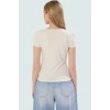 Günlük Kullanım İçin Kısa Kollu Örme Bluz Fitted Kare Yaka Likralı Penye Rahat