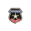Güvenlik Görevlisi Arması Küçük Boy Siyah