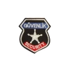Güvenlik Görevlisi Arması Küçük Boy SİYAH