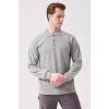Herba Polo Sweat Erkek Uzun Kollu Pamuklu Sweatshirt İş ve Günlük Kullanım İçin