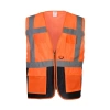 Hi-vis Teknik Yelek F.turuncu-lacivert