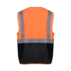 Hi-vis Teknik Yelek F.turuncu-lacivert