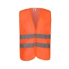 Hi-vis Turuncu Fosforlu Reflektörlü İş Güvenliği Yeleği Yüksek Görünürlük Trafik & İnşaat