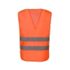 Hi-vis Turuncu Fosforlu Reflektörlü İş Güvenliği Yeleği Yüksek Görünürlük Trafik & İnşaat