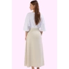 Kadın A line Maxi Etek 100% Polyester Dokuma Kumaş Ramadan Koleksiyonu Ofis Şıklığı Günlük Kullanım