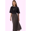 Kadın A line Maxi Etek 100% Polyester Dokuma Kumaş Ramadan Koleksiyonu Ofis Şıklığı Günlük Kullanım