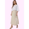 Kadın A line Maxi Etek 100% Polyester Dokuma Kumaş Ramadan Koleksiyonu Ofis Şıklığı Günlük Kullanım