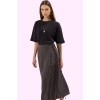 Kadın A line Maxi Etek 100% Polyester Dokuma Kumaş Ramadan Koleksiyonu Ofis Şıklığı Günlük Kullanım