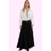 Kadın A line Maxi Etek Dokuma Kumaştan Casual Günlük Stil Hafta Sonu Yaz Aylarının Vazgeçilmezi