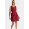 Kadın A Line Mini Elbise 87% Polyester 13% Elastan Yazlık Modern Stil Özel Tasarım Şık Görünüm