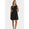 Kadın A Line Mini Elbise 87% Polyester 13% Elastan Yazlık Modern Stil Özel Tasarım Şık Görünüm