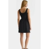 Kadın A Line Mini Elbise 87% Polyester 13% Elastan Yazlık Modern Stil Özel Tasarım Şık Görünüm