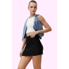Kadın A line Örme Mini Şort Etek Polyester Casual Günlük Kullanım Yaz Aylarının Vazgeçilmezi