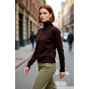 Kadın Balıkçı Yaka Regular Kalıp Yünlü Triko Kazak Kış Sezonu İçin Şık Ve Konforlu Seçim Kaliteli