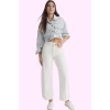 Kadın Barrel Baggy Denim Pantolon Yüksek Bel Pamuk Rahat Günlük Yaz Aylarının Vazgeçilmezi