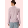 Kadın Basic Fitted Gömlek Renk Uzun Kollu Önden Bağlama Detayı ile Şık Yaz Aylarının Vazgeçilmezi