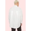 Kadın Basic Gömlek Dokuma Kumaş Günlük Şıklığı İçin Özel Günler Yaz Aylarının Vazgeçilmezi