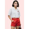 Kadın Basic Gömlek Kısa Kol Pamuk Regular Fit Günlük Şıklık İçin Yaz Aylarının Vazgeçilmezi