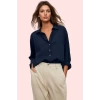 Kadın Basic Gömlek Viskoz Shally Dokuma Oversize Kalıp Günlük Stil Yaz Aylarının Vazgeçilmezi