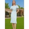 Kadın Basic Koleksiyon Midi Elbise Finike Kumaş Özel Tasarım Rahat Ve Şık Modern Stil Seçkin Malzeme