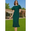 Kadın Basic Koleksiyon Midi Elbise Finike Kumaş Özel Tasarım Rahat Ve Şık Modern Stil Seçkin Malzeme