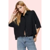 Kadın Basic Oversize Gömlek Şık Ve Rahat Günlük Kombinler İçin Hafta Sonu Kaliteli Malzeme