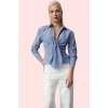 Kadın Basic Poplin Gömlek Fitted Kalıp Renk Şık Tasarım Günlük Kullanım Yaz Aylarının Vazgeçilmezi