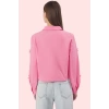 Kadın Basic Şık Fiyonklu Detaylı Gömlek Terrycotton Kumaş Günlük Kullanım Kaliteli Malzeme