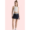 Kadın Beli Lastikli Mini Şort Etek Yazlık Casual Günlük Kombinler İçin Yaz Aylarının Vazgeçilmezi