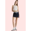 Kadın Beli Lastikli Mini Şort Etek Yazlık Casual Günlük Kombinler İçin Yaz Aylarının Vazgeçilmezi