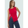 Kadın Bisiklet Yaka Fitted Örme Bluz Günlük Stil Rahat Ve Şık Özel Tasarım