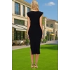 Kadın Bodycon Örme Elbise Polyester Kombine Elbise Modern Stil Rahat Kullanım Trend Tasarım