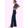 Kadın Bootcut Pantolon; Pamuk Geniş Paça Yüksek Bel Günlük Stil Yaz Aylarının Vazgeçilmezi