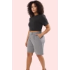 Kadın Boru Paça Örme Şort Polyester Günlük Kullanım için Rahat Hafta Sonu Kaliteli Malzeme