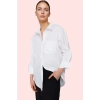 Kadın Boyfriend Geniş Kalıp Pamuklu Gömlek Günlük Casual Stil Hafta Sonu Dayanıklı Malzeme