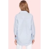 Kadın Boyfriend Geniş Kalıp Pamuklu Gömlek Günlük Casual Stil Hafta Sonu Dayanıklı Malzeme