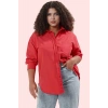 Kadın Boyfriend Gömlek Düz Desen Regular Kalıp Günlük Kullanım Hafta Sonu Kaliteli Malzeme