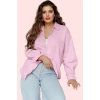 Kadın Boyfriend Gömlek Düz Desen Regular Kalıp Günlük Kullanım Hafta Sonu Kaliteli Malzeme