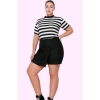 Kadın Büyük Beden Mini Şort Etek Polyester Günlük Stil Hafta Sonu Yaz Aylarının Vazgeçilmezi