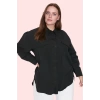 Kadın Büyük Beden Oversize Poplin Gömlek Renk Günlük Kullanım İçin Yaz Aylarının Vazgeçilmezi