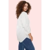 Kadın Büyük Beden Oversize Poplin Gömlek Renk Günlük Kullanım İçin Yaz Aylarının Vazgeçilmezi