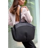 Kadın Büyük Tote Çanta Suni Deri Detaylı Geniş Hacimli Omuz Çantası Modern Stil Özel Tasarım