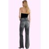 Kadın Care Koleksiyonu Denim Yüksek Bel Wide Leg Jean Pantolon Günlük Kullanım Özel Günler
