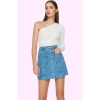 Kadın Care Koleksiyonu Pamuk Mini Denim Etek Günlük Ve Yaz Şıklığı Hafta Sonu Modern Tasarım